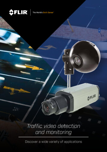 Traffic Video Detection And Monitoring - FLIRmedia 