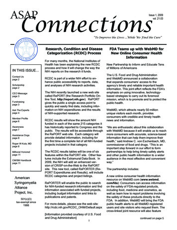 Connectionsvol. 21.03 Issue 1, 2009 - ASAP