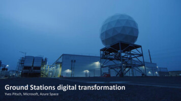 Ground Stations Digital Transformation - GitHub Pages