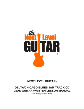 Next Level Guitar Delta/Chicago Blues Jam Track Cd Lead Guitar Written .