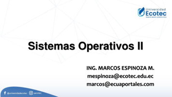 Sistemas Operativos II - Ecotec