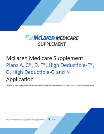 McLaren Medicare Supplement - McLaren Health Plan