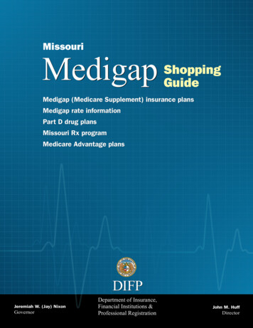 Medigap (Medicare Supplement) Insurance Plans Medigap Rate Information .