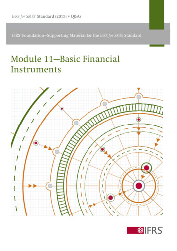 Module 11—Basic Financial Instruments - IFRS
