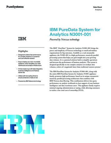 IBM PureData System For Analytics N3001-001 - Simpson Associates