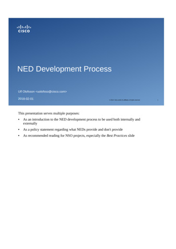 NED Development Process - Community.cisco 