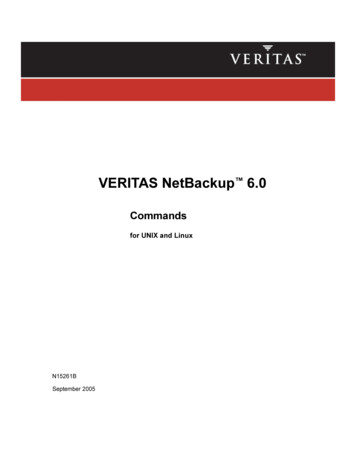 NetBackup Commands For UNIX And Linux - Fu-berlin.de