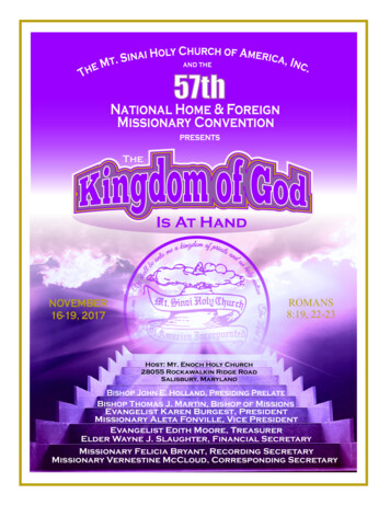57th National Foreign Missionary Convention 2017