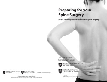 Preparing For Your Spine Surgery - Boston Spine Care Group