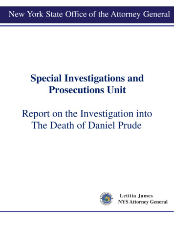 Special Investigations And Prosecutions Unit