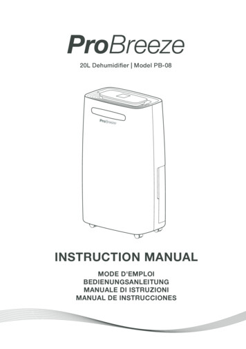 PB-08 Instruction Manual - Pro Breeze
