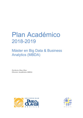 Plan Académico - MBDA