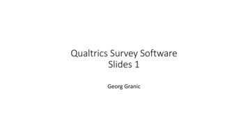 Qualtrics Survey Software Slides 1 - Georggranic.de