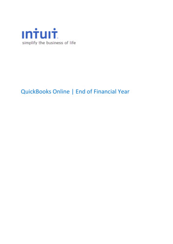 QuickBooks Online End Of Financial Year - Intuit