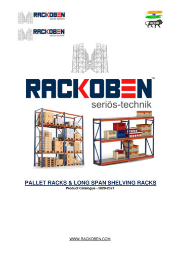 Pallet Racks & Long Span Shelving Racks