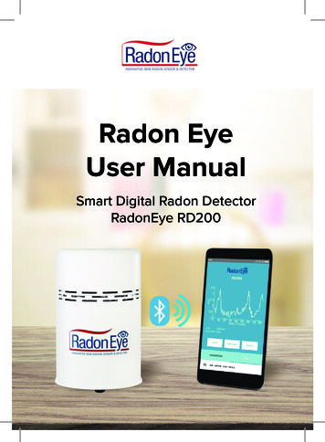 Radon Eye User Manual