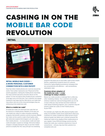 Cashing In On The Mobile Bar Code Revolution