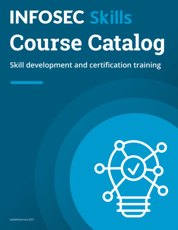 Course Catalog - Infosec