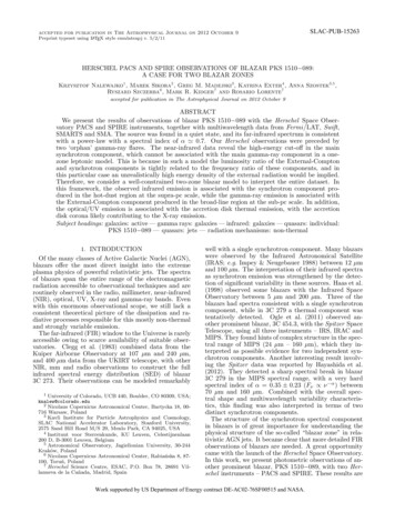 Herschel Pacs And Spire Observations Of Blazar Pks 1510