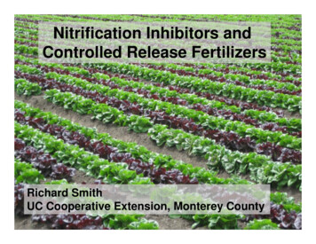 Nitrification Inhibitors And Controlled Release Fertilizers