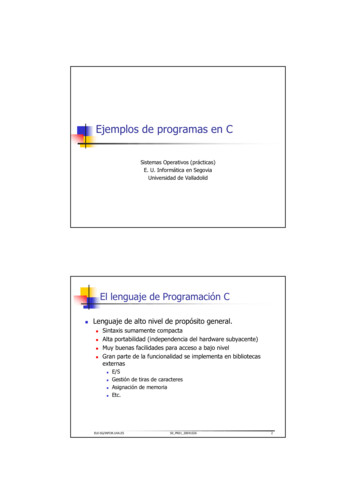 Ejemplos De Programas En C - UVa