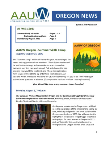 AAUW Oregon - Summer Skills Camp