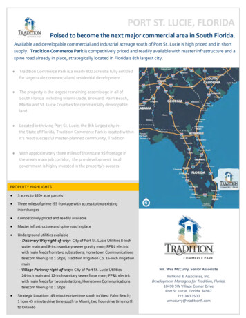 PORT ST. LUCIE, FLORIDA - Florida Redevelopment News Clips
