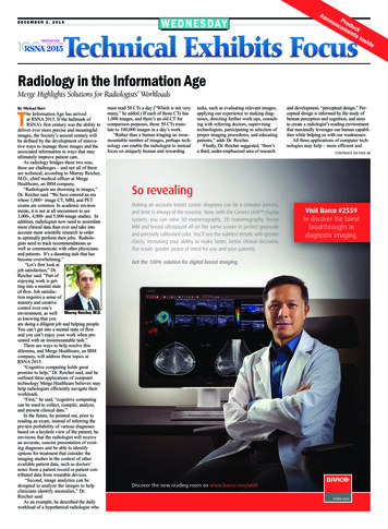 Radiology In The Information Age - RSNA 2015