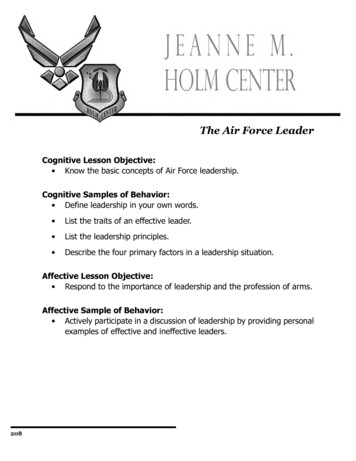 The Air Force Leader - University Of Notre Dame