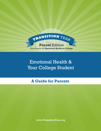 Emotional Health & Your College Student