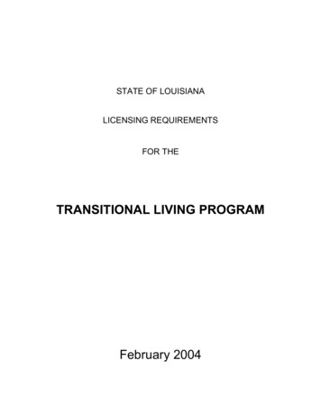 Transitional Living Program