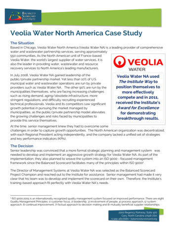 Veolia Water North America Case Study - The Institute Press
