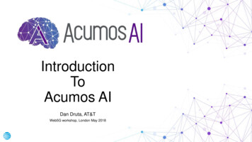 Introduction Acumos AI - W3