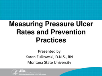 Measuring Pressure Ulcer Rates And Prevention Practices
