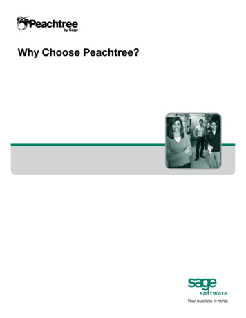 Why Choose Peachtree - Accounting Technology Solutions, LLC
