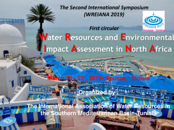Water Resources And Nvironmental Impact Assessment In North Africa