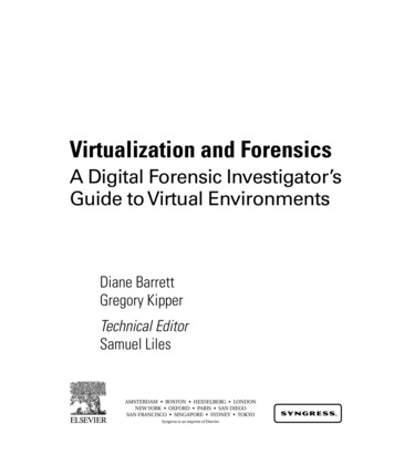 Virtualization And Forensics - Elsevier