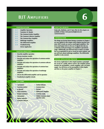 BJT Amplifiers 6 - Pearson Higher Ed
