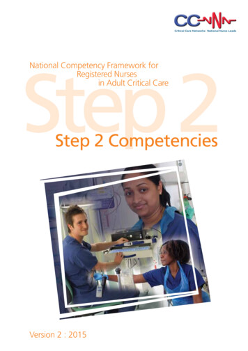 National Competency Framework For Registered Nurses In .