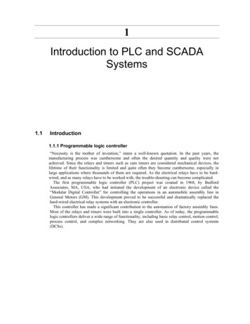 Introduction To PLC And SCADA Systems - EIT