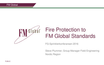 Working To FM Global Standards - Finansnorge.no