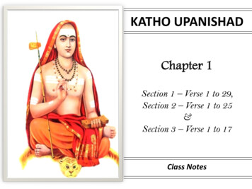 KATHO UPANISHAD - Vedanta Students