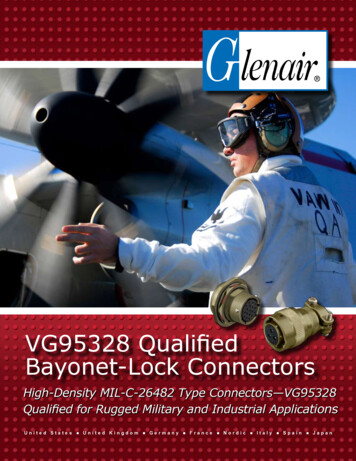 VG95328 Qualified Bayonet-Lock Connectors