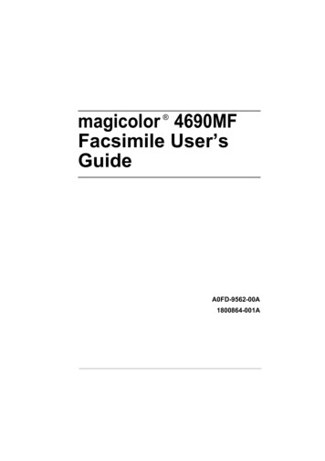Magicolor 4690MF Facsimile User’s Guide - GfK Etilize