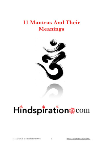 11 Mantras And Their Meanings - Hindspiration 
