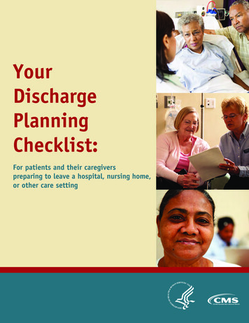 Your Discharge Planning Checklist Brochure