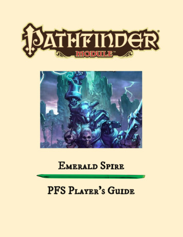 Emerald Spire PFS Player's Guide - Pfsprep 