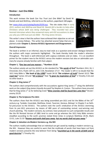 Review Just One Bible