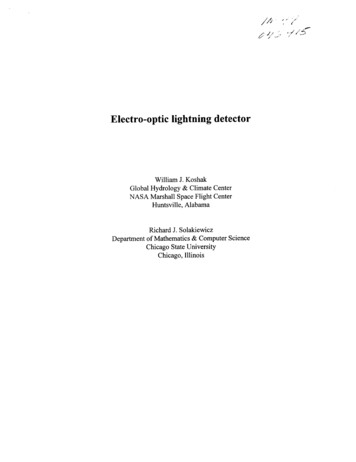 Electro-optic Lightning Detector