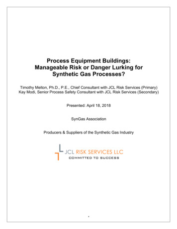 Process Equipment Buildings: Manageable Risk Or Danger .